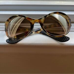 Vtg GARGOYLES VORTEX SUNGLASSES polarized brown/tortoise shell light wt US/Italy